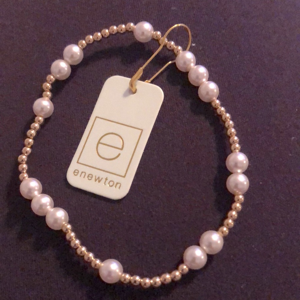 ENewton Hope Pearl 5mm Bracelet NWT